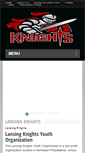 Mobile Screenshot of lansingknights.com